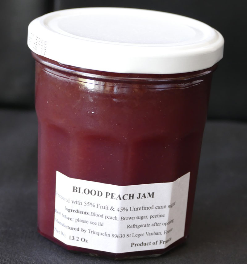 Blood peach jam-small