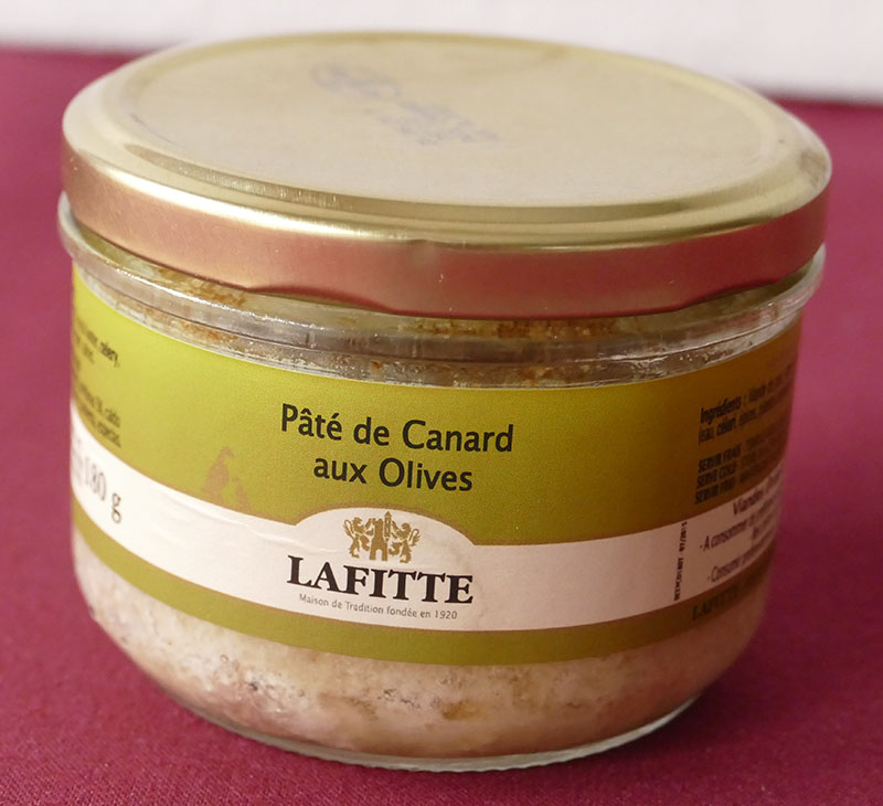 Duck pâté with olives 180G-small